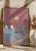 Mountain landscape Poster