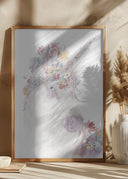 Unicorn Floral Poster
