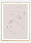 Two Doves Poster