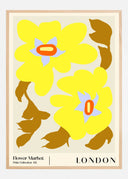 Flower Market. London Poster II