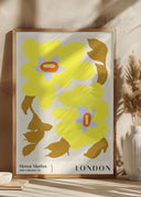 Flower Market. London Poster II