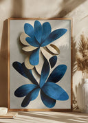 Blue Nymphaea Poster