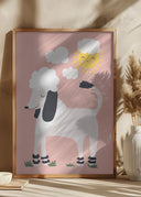 Happy Poodle Poster