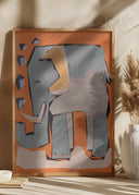 Happy Elephant Poster