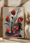 Red Tulips Poster