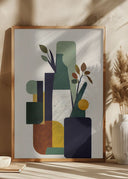 Bottle and Plant Poster