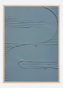 Mud Texture Blue II Poster
