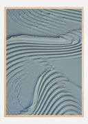 Mud Texture Blue I Poster
