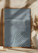 Mud Texture Blue I Poster