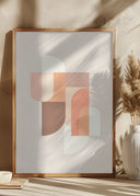 Retro Geometric III Poster