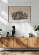 Peach Sky Cactus Poster