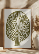 Linocut Tree Poster
