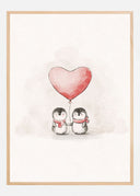 Penguin in Love Poster