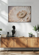 Beige Coral Flower Poster