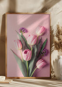 Pink Tulips Poster