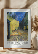 CafAc Terrace At Night Poster