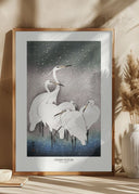 Group Of Egrets Poster