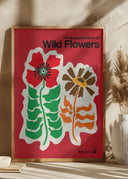 The Illustrated Book Of Wild Flowers Vol.2 Red Poster