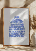 Linocut Vase #5 Poster