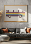 Van Rainbow Poster
