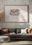 Ours Blanc Poster