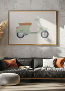 Vespa Print Poster