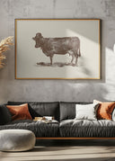 Cow Cow Nut Poster