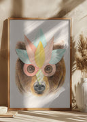 Bear Paper Mask Poster