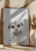 Peekaboo Baby Meerkat Poster