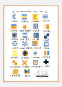 Nautical Flags Poster