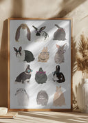 Rabbit Family Poster