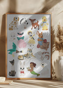 Kitsch Print Poster