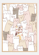 Cute Kitten lock Poster