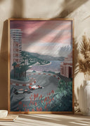 Monaco Circuit Poster