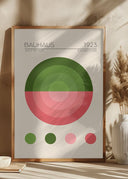 Bauhaus Yesil Daire Poster