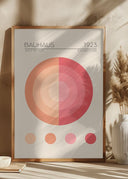 Bauhaus Pembe Daire Poster