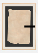 Abstract Beige Painting Poster