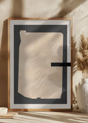 Abstract Beige Painting Poster