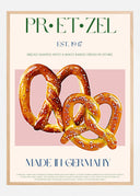 Pretzel Print Poster