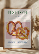 Pretzel Print Poster