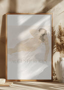 Study of a Nude (lying On Side) Poster