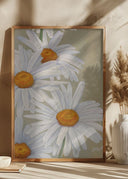 White Daisies Poster