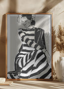 Striped Dress Poster