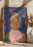 Turban beauty Poster