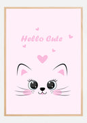 Pink Cat Poster I