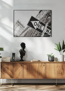 Manhattan Bridge One Way Poster
