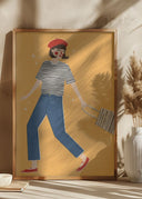 French Girl Poster