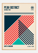 Peak District National Park Travel Poster Poster