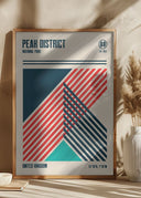Peak District National Park Travel Poster Poster