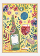 Mermaid Wine Poster